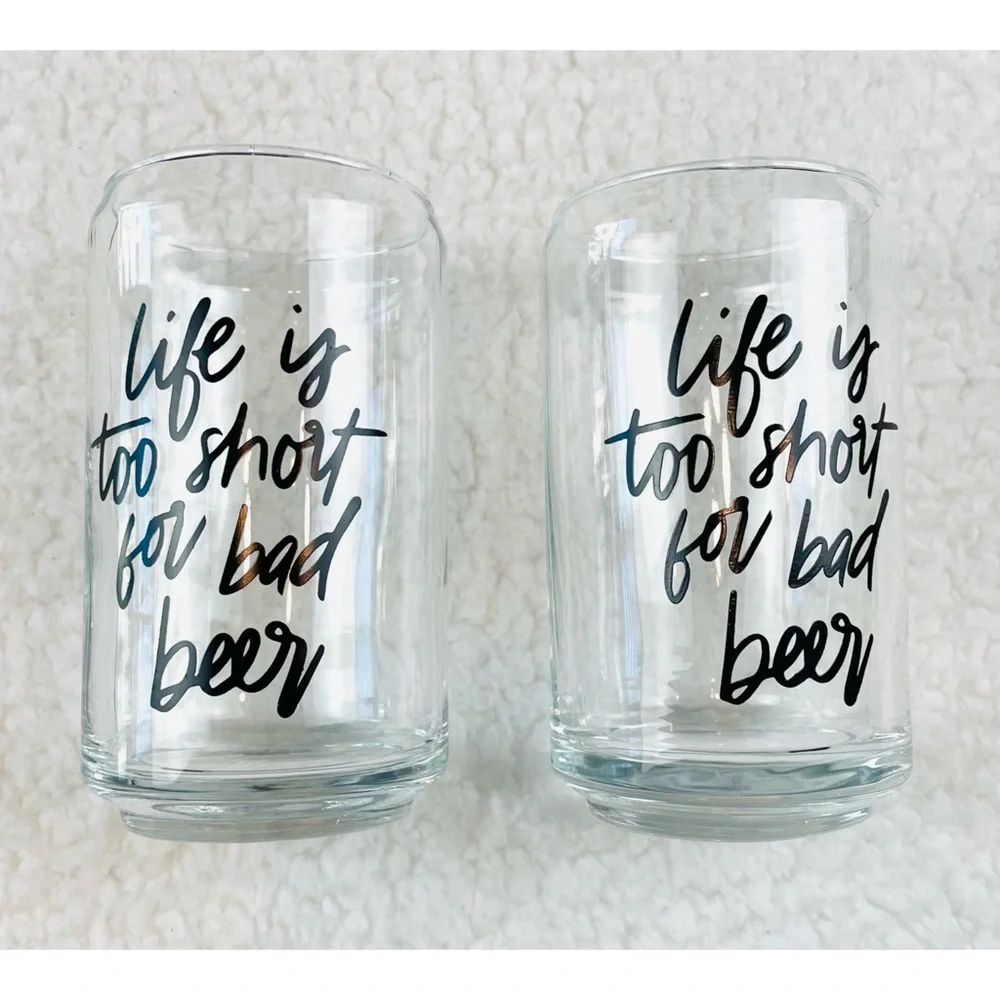 (NWOT) Matching Set of Beer Glasses